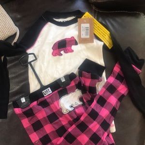 NWT Lazy One Girls Pajamas. Size 6